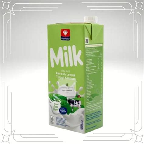 Jual DIAMOND UHT LOW FAT RENDAH LEMAK TINGGI KALSIUM 1 LITER - Jakarta ...