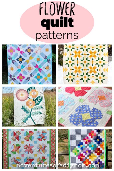 Image result for Modern Flower Quilt Patterns