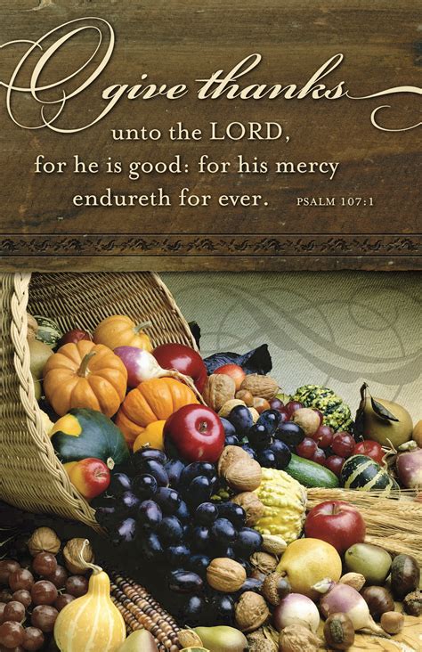 Psalm 107:1 | Thanksgiving bible, Thanksgiving blessings, Happy ...