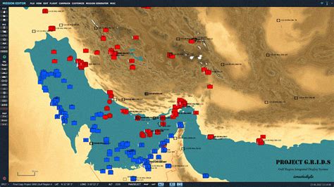 Persian Gulf War Map