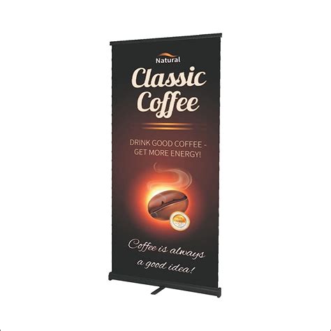 STANDY Wale Aluminum Retractable Roll up Standee without Flex Banner ...