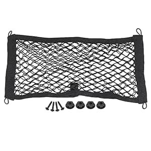 X AUTOHAUX Large Cargo Net for Car Trunk RV Boats Storage Mesh Pocket ...