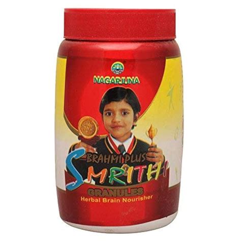 Buy NAGARJUNA Brahmi Plus Smrithi Granules Herbal Brain Nourisher, Red ...