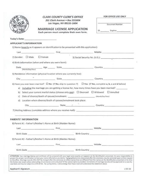 Image result for Marriage License Forms