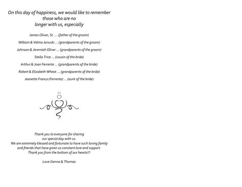 Image result for Sample of Wedding Program