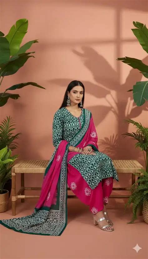 READYMADE COTTON BATIC SUIT, Cotton Batic Salwar, Mal Cotton Dual Tone ...