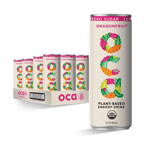 Amazon.com : OCA Zero | Natural energy drink with zero sugar, gluten ...
