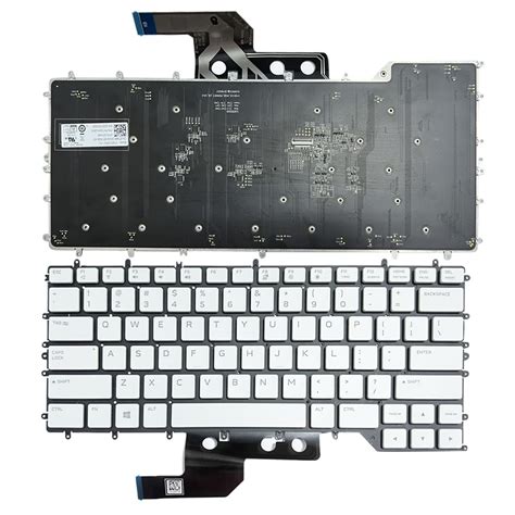 GINTAI US Backlit Keyboard Laptop Replacement for Dell Alienware M15 R2 ...