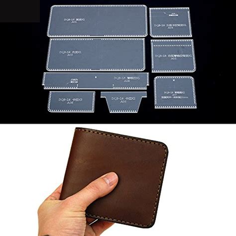 BAENRCY Leather Wallet Template Acrylic Leather Pattern for Bags ...