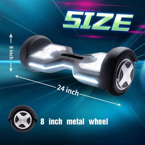 Buy HOVERSTAR Bluetooth Hoverboard, 8 Inch Real Self Balancing Scooter ...