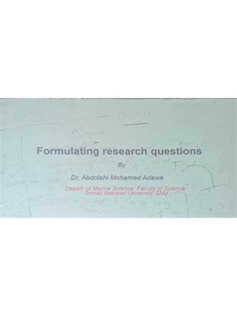 Image result for Formulating Research Questions