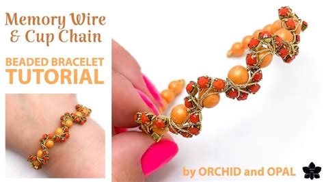 Memory Wire Beaded Cuff Bracelet Tutorial 的图像结果