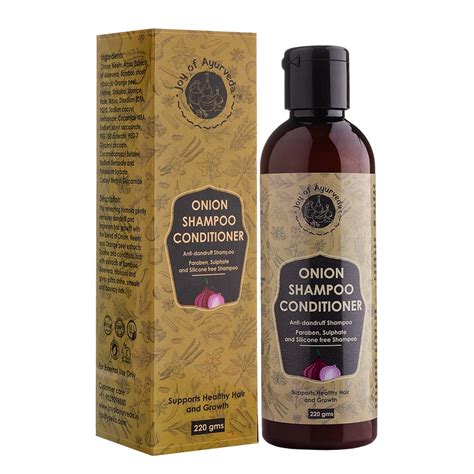 Buy Joy of Ayurveda Onion Anti-Dandruff Shampoo and Conditioner with ...