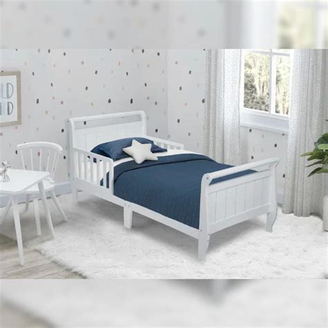 Kids Bed: Toddler Solid Wood Sleigh Bed – Studio GKW