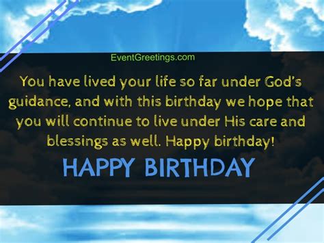 55 Religious Birthday Wishes And Messages - Events Greetings