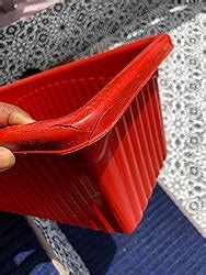 Easy Gardening Utiliko Plastic Royal 2 Rectangle Pot (Brown, Standard ...