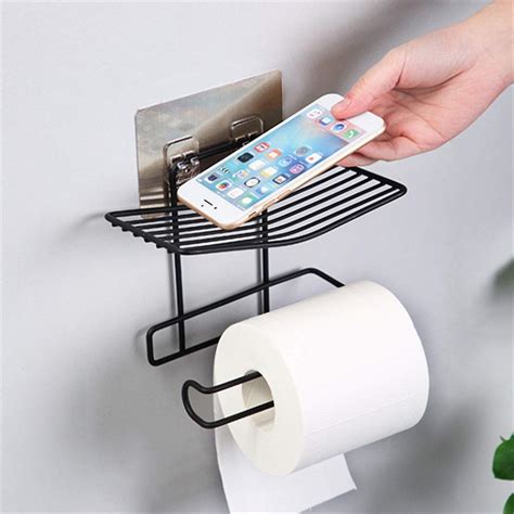 Gopendra Toilet Paper Holder Shelf Tissue Roll Towel Storage Rack ...