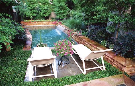 small backyard with pools florida | Small pool called a plunge pool or ...