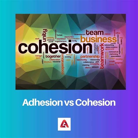 Adhesión vs Cohesión: Diferencia y Comparación