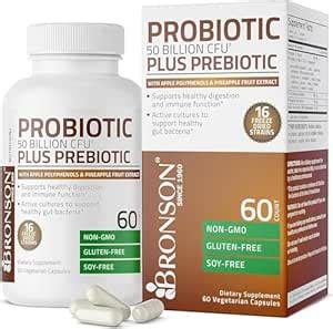 PROBIOTIC 50 BILLION CFU + PREBIOTIC WITH APPLE POLYPHENOLS & PINEAPPLE ...