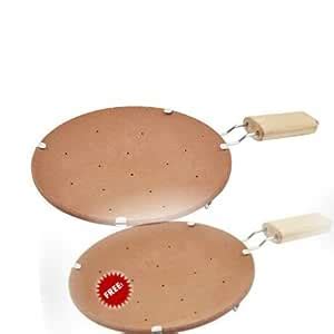 shophub Clay Tawa, (Brown, 2 Pieces). : Amazon.in: Home & Kitchen
