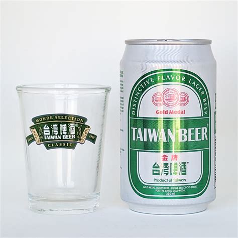 Classic Logo Taiwan Beer Glass 143 ml set of 6 – Taiwan Beer UK