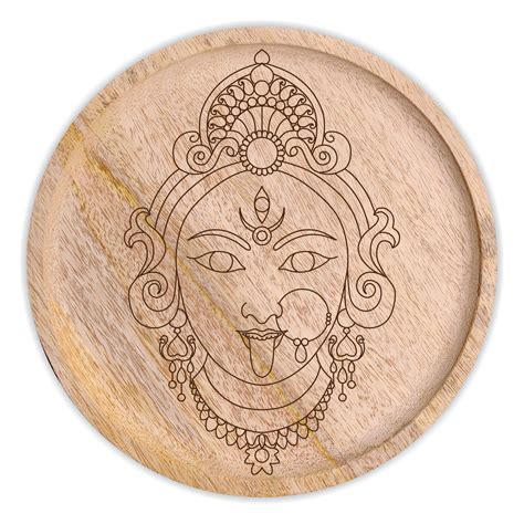 Durgamaa Pre Marked Wooden Wall plates– Hobby Decor Pvt Ltd