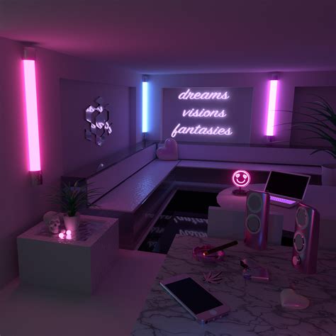 all i see is you | Neon bedroom, Aesthetic rooms, Aesthetic room decor