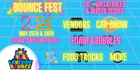 Bounce Fest 2024, Courtyard Park, Smithville, 25 May to 26 May | AllEvents