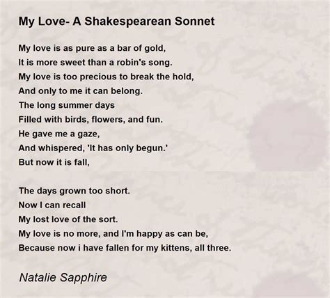 Shakespearean Sonnet