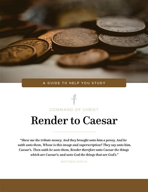 Render to Caesar - Home Discipleship Network