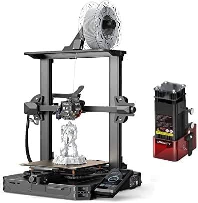 WOL3D Creality Ender 3 S1 Pro 3D Printer with Laser Engraving Kit ...