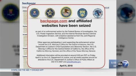 Backpage.com shutdown by FBI, seized by feds - ABC30 Fresno