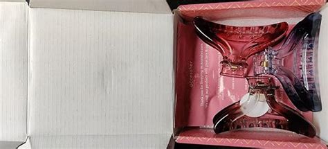 ACCESSHER Multicolor Golden Silver Teal Acrylic Clip Big Large Size ...