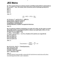 Coordination Compound Solved Examples - Chemistry for JEE Main and ...