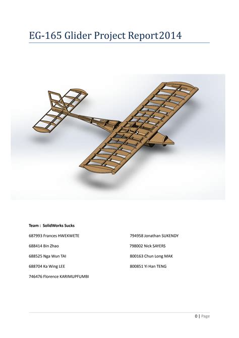 Glider Project Design 的图像结果