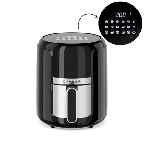 Buy Faber 4L 1350W Digital Air Fryer – 12 Presets, 360° Air Cooking