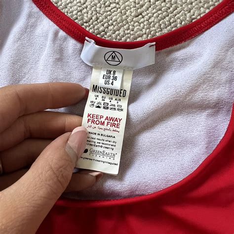 Missguided Women's Red Swimsuit-one-piece | Depop