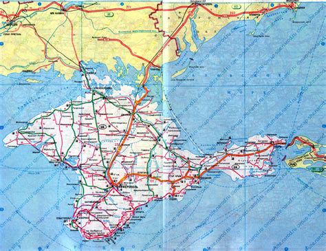 map of Crimea. Крым. Maps of Crimea