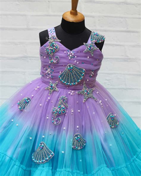 Mermaid Dress for Kids | Buy Girls Mermaid Dress Online – www.liandli.in