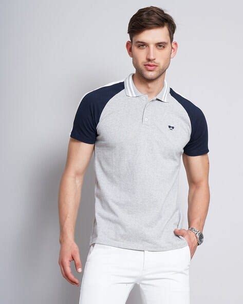 Pique Colourblock Polo T-shirt - Price History