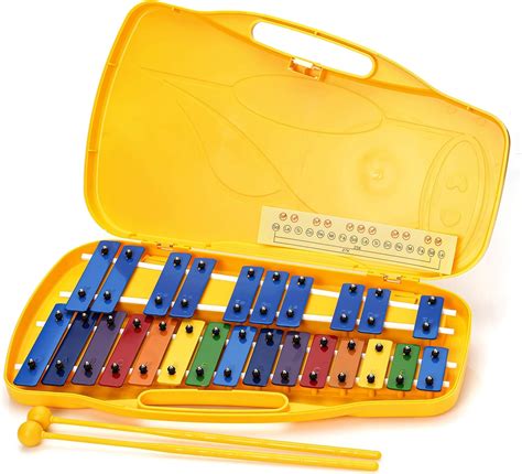 Buy MYEONGCHANG 25note Glockenspiel, Xylophone for Kids and Adult ...