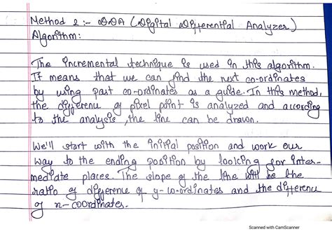 DDA Algorithm Example 的图像结果
