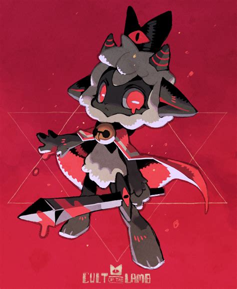 the lamb and red crown (cult of the lamb) drawn by rikose | Danbooru