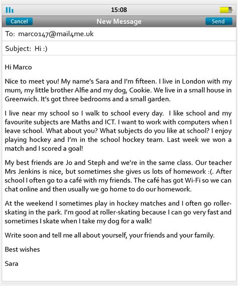 Image result for Email Writing Example Friend