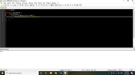 Image result for How to Run C Code in Notepad