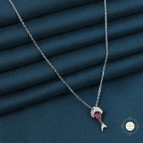 Sparkling Silver Cute Fish Necklace – The Chandi Studio
