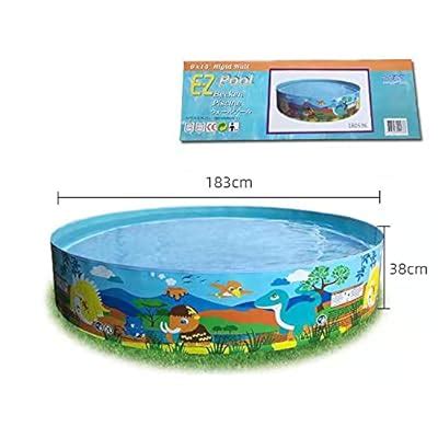 Buy Raoccuy 6ft Swimming Pools Above Ground - Kiddie Pool Toddler Pool ...