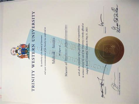 挂科购买加拿大TWU毕业证指南，定制西三一大学MBA文凭展示图