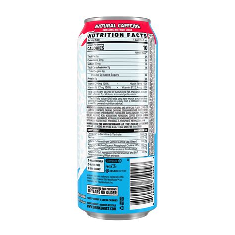 GHOST® ENERGY Zero Sugars Energy Drink, Merica Pop, India | Ubuy